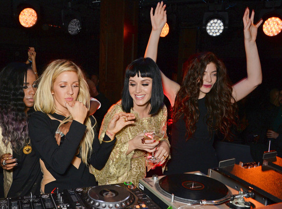 Ellie Goulding, Katy Perry, Lorde, Brit Awards After Party Ellie Goulding, Katy Perry, Lorde, Brit Awards After Party